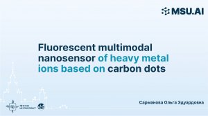 Fluorescent multimodal nanosensor of heavy metal ions based on carbon dots