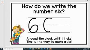 How To Write the Number 6