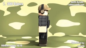 MILITARY ROBLOX OUTFITS