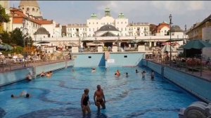 Panoramic Budapest, Hungary  Gellert Hills, Liberty Statue, Buda Hills, River Danube & Gellert Spa