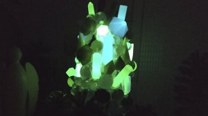 Как сделать светильник из кристаллов и люминофора