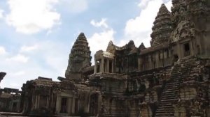 Inside Angkor Wat Temple in Siem Reap, Cambodia