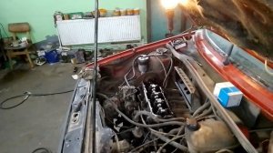замена прокладки ГБЦ на Фольксваген джетта 2 1.6 дизель.Как выстовить ГРМ!