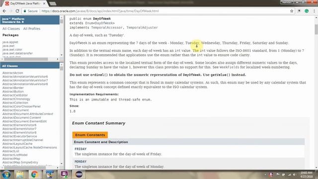 Java 8 DayOfWeek Enum Introduction | Java 8 Date and Time | Java Date and Time