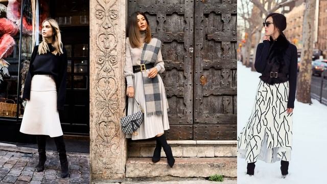 ЗИМНИЕ ФАСОНЫ ЮБОК ?АКТУАЛЬНЫЕ МОДЕЛИ ЮБОК ОСЕНЬ-ЗИМА смотреть онлайн