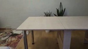 Стол книжка трансформер на металлических ножках СТК22 Дуб молочный