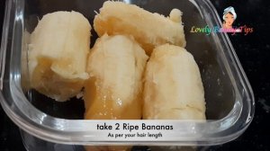 Banana Hair Mask for Hair Fall | Hair Loss Treatment | Smooth Silky Hair | DIY |Lovely Beauty Tips