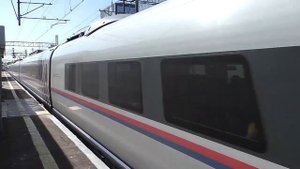 Электропоезд ЭВС1-16/ЭВС2-01 "Сапсан" (ТЧ-10) высокоскоростной поезд №762А Москва - Санкт-Петербург.