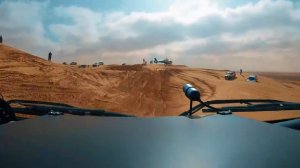 Гонка Дакар 2022 — вид из кабины спортивного грузовика КАМАЗ-мастер