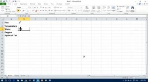 Apply Superscript & Subscript in Excel