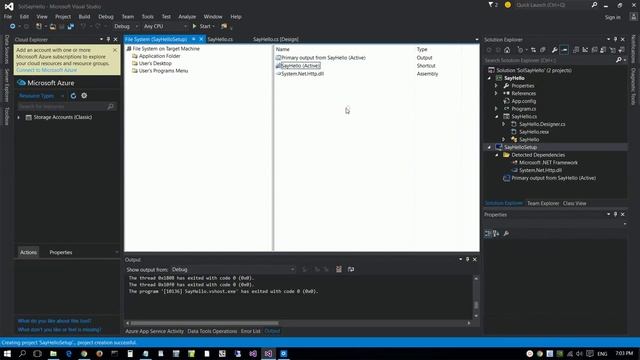 Create setup exe file C# with Microsoft Visual Studio 2015 Installer Projects (1) смотреть онлайн