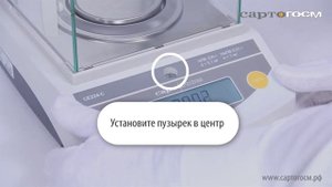 Калибровка/юстировка аналитических весов САРТОГОСМ СЕ224-С