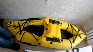 Первое накачивание пакрафта Biluta Сut