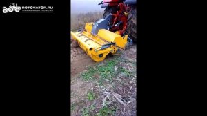 РОТОВАТОР для МТЗ. Финский Suokone MERICRUSHER MJS-241STG на тракторе МТЗ-2022.3