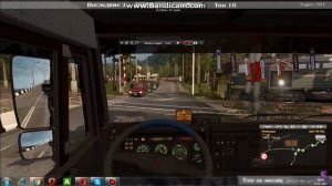 Поезд снёс легковушку (Euro Truck Simulator 2)