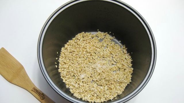 Ячневая каша на воде в мультиварке