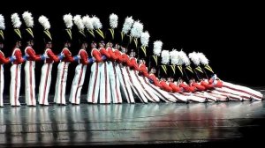 Rockettes perform toy soldiers falling down