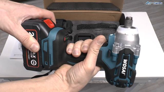 АККУМУЛЯТОРНЫЙ ГАЙКОВЕРТ С АЛИЭКСПРЕСС! ИНСТРУМЕНТ ФИРМЫ WOSAI смотреть онлайн