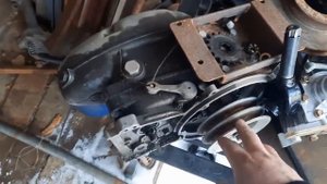 Мотоциклетный РЕВЕС-РЕДУКТОР для минитрактора