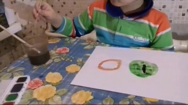 Рисуем красками//метла?/фрукты/овощи..//волшебная коробочка?? смотреть онлайн