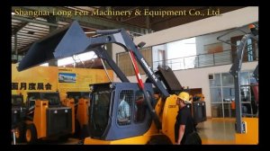 Lonking skid steer loader CDM307  testing in workshop