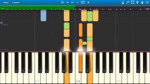 Andrea Bocelli ft. Giorgia - Vivo Per Lei [Piano Tutorial] Synthesia