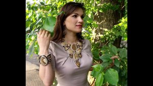 Презентация комплекта украшений _Дюны Сахары_