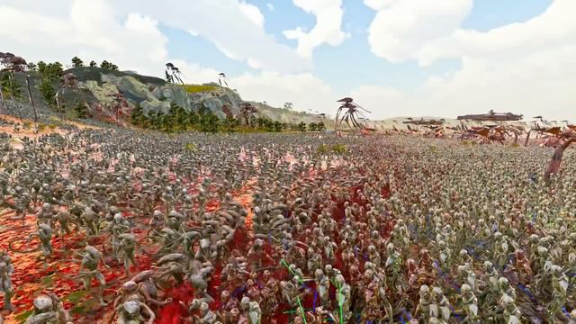DARTH VADER vs 6000000 TRIPODS ALIENS  PREDATORS - Ultimate Epic Battle Simulator 2  UEBS 2