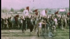 Maroc : Manifestation, 1955