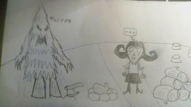 Комикс Don't starve Энту не повезло смотреть онлайн