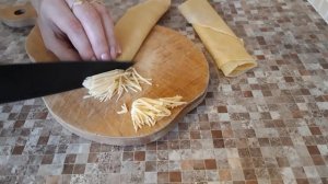 Домашняя лапша. яичная лапша для супа. готовит Молдованка.