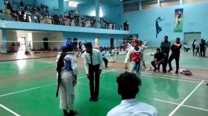 District level Taekwondo  champion ship.... winner P. riva pareek Rly kodur   coach... Moulla