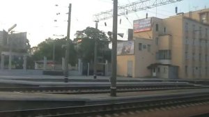 Одесса ЖД вокзал из окна поезда