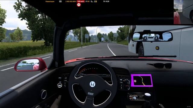 Euro Truck Simulator 2 "Honda S2000 (1.43.x)" смотреть онлайн