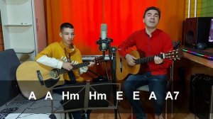 "Крылатые качели" на гитаре