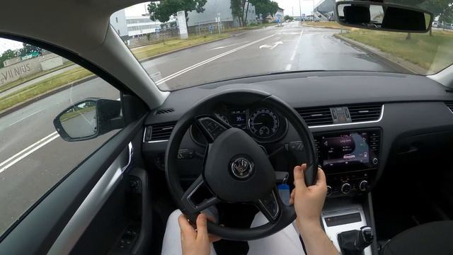 2018 Skoda OCTAVIA Ambition Business 1.6l 116HP - POV Test Drive & Fuel Consumption Check