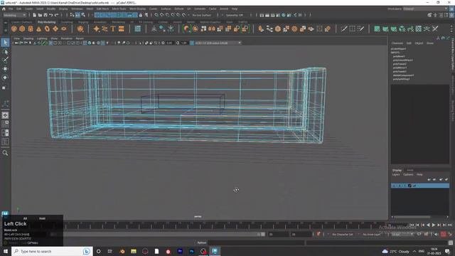 Autodesk Maya 2023 Modeling Tutorial L Sofa Modeling In MAYA