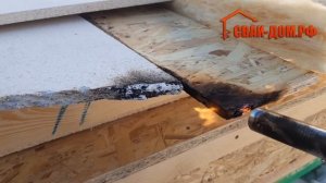 Испытание на горючесть OSB, ГСПВ, заводские каркасные дома!