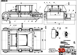 Ленточный дозатор муки чертежи и расчёты