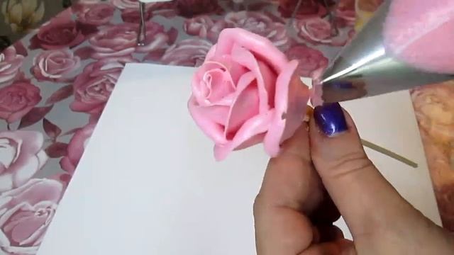 Торт на юбилей для женщины с розами и хризантемами. смотреть онлайн