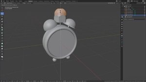 Будильник в blender 3d