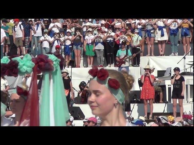 Генеральная Репетиция Акции-Концерта "Мы - дети, мы - Вселенная!" ("Дети Харькова за мир!") смотреть онлайн