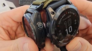 SIDE BY SIDE Garmin Fenix 7 Pro (47mm) VS Fenix 7S (42mm) + Hemsut Tactical Watch Bands