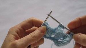 Как вязать "Азиатский колосок" спицами. Уроки для начинающих