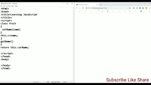 How to use Class and object in JavaScript | Learn JavaScript | OOPs concept |
