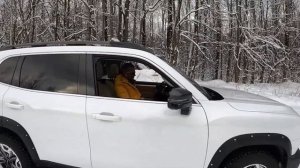 Haval Dargo X на снежных просторах средней полосы
