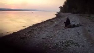 На Волге, под ГЭС.Ловля чехони на резинку.