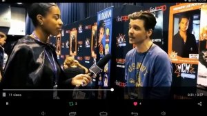 Andrew Lee Potts at MCM Manchester comic con
