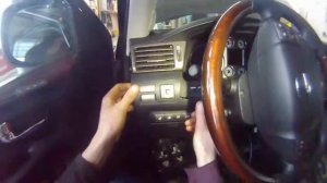 lexus lx 570 (toyota land cruiser 200) ГБО монтаж кнопки STAG LED-401