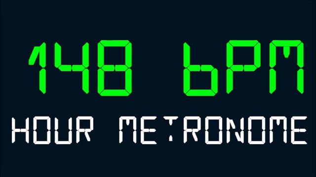 148 BPM (Beats Per Minute) Hour Metronome смотреть онлайн